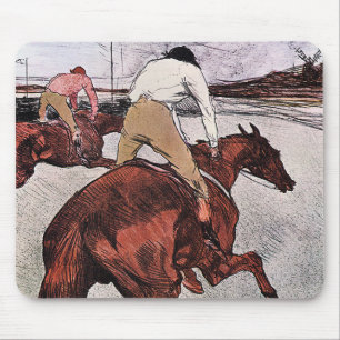 Jockey and Race Horse, Lautrec Mouse Mat