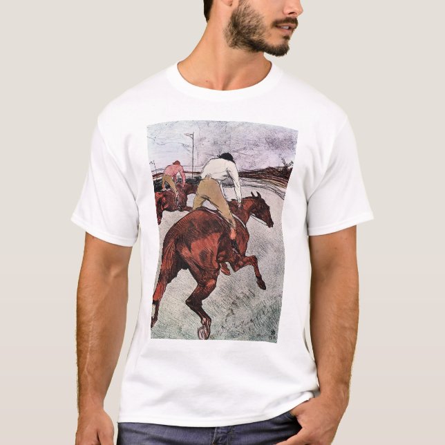 Jockey and Race Horse, Lautrec T-Shirt (Front)