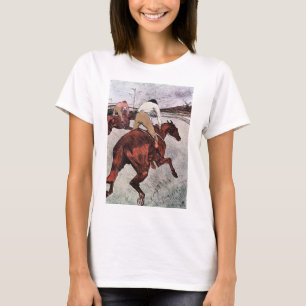 Jockey and Race Horse, Lautrec T-Shirt
