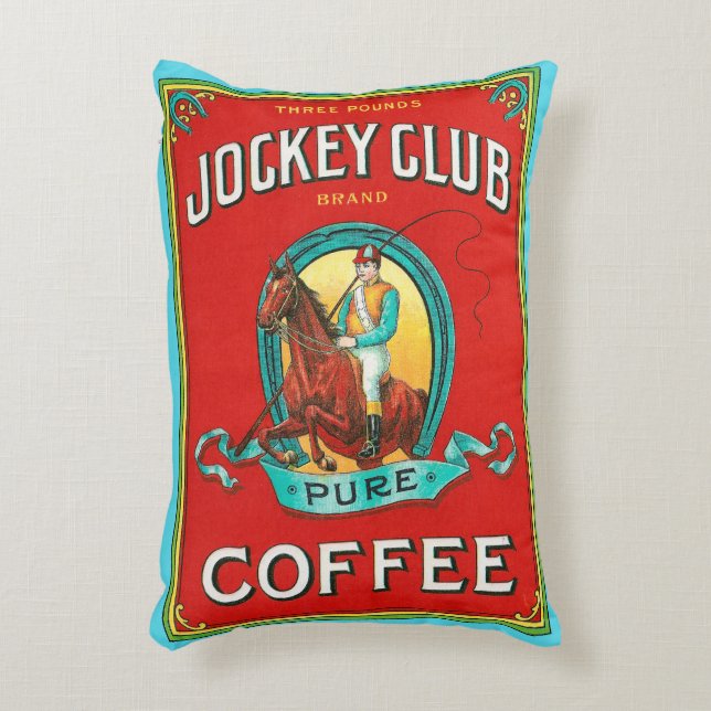 Jockey Club Coffee Decorative Cushion (Front(Vertical))