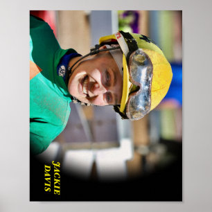 Jockey, Jackie Davis Poster