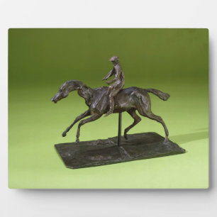 Jockey on a Horse (bronze) Plaque