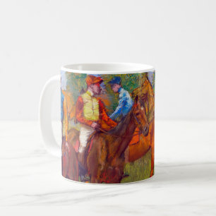 Jockeys and Race Horses, Edgar Degas Coffee Mug