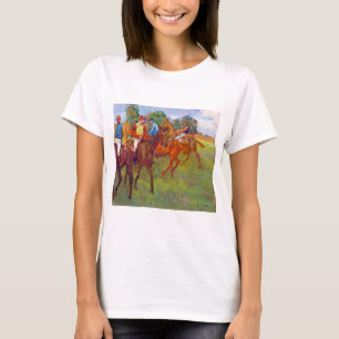 Jockeys and Race Horses, Edgar Degas T-Shirt