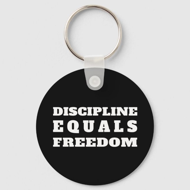 Jocko Willink Discipline Equals Freemdom Key Ring (Front)