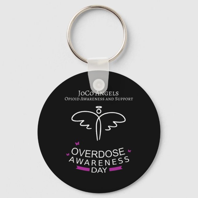 JoCo Angels Overdose Awareness Day 1 Key Ring (Front)