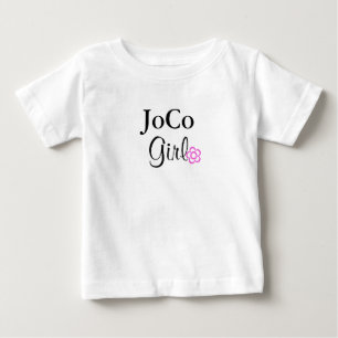 JoCo Girl Pink Flower Baby T-Shirt