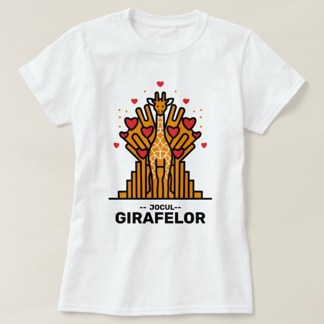 Jocul Girafelor T-shirt (Design Front)
