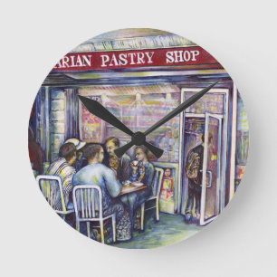 Jocund Round Clock