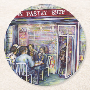 Jocund Round Paper Coaster
