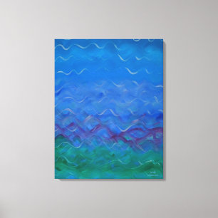 Jodi's Original Water Painting Canvas Print