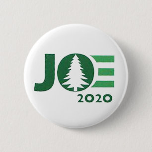 Joe 2020 Green Logo 6 Cm Round Badge