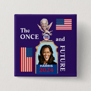Joe 2020 / Harris 2024 15 Cm Square Badge
