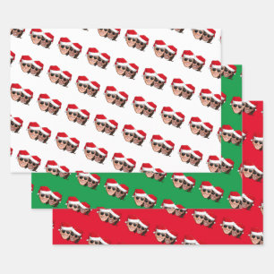 Joe and Kamala Aviator Christmas Wrapping Paper Sheet