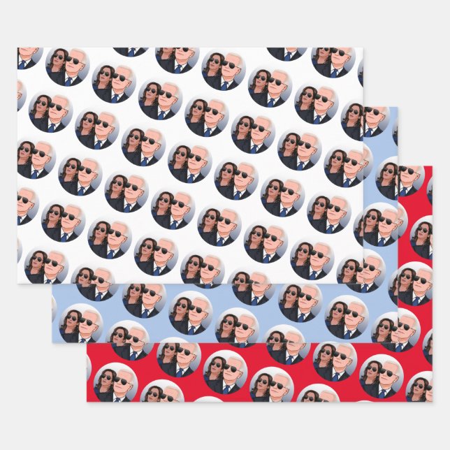 Joe and Kamala Aviators Wrapping Paper Sheet (Set)