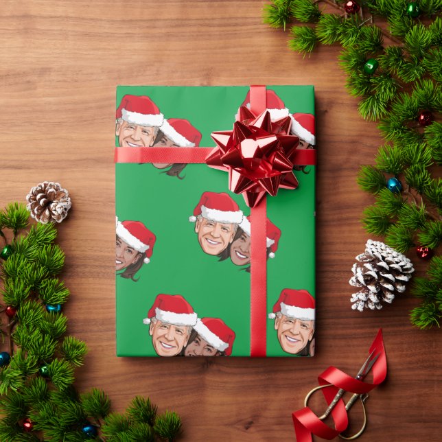 Joe and Kamala Christmas Wrapping Paper (Holiday Gift)
