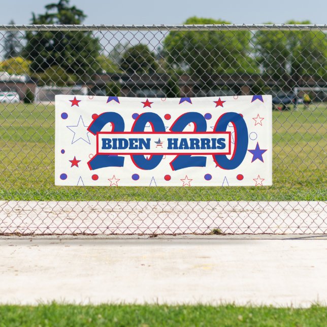 Joe and Kamala Patriotic Celebratory Political Out Banner (Insitu)