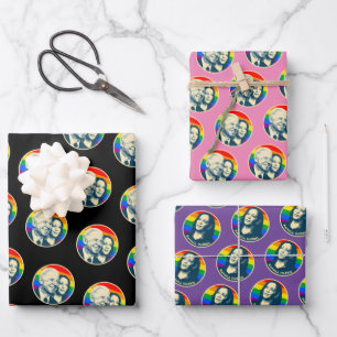 Joe and Kamala Pride Holiday Wrapping Paper Sheet