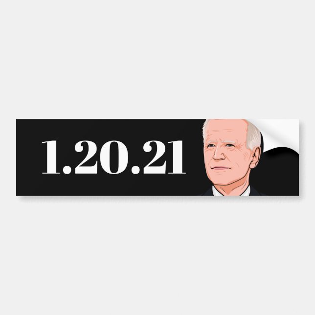 JOE BIDEN: 1.20.21 BUMPER STICKER (Front)