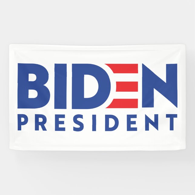 Joe Biden 2020 Biden for President Banner (Horizontal)