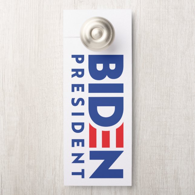 Joe Biden 2020 Biden for President Door Hanger (On Knob)