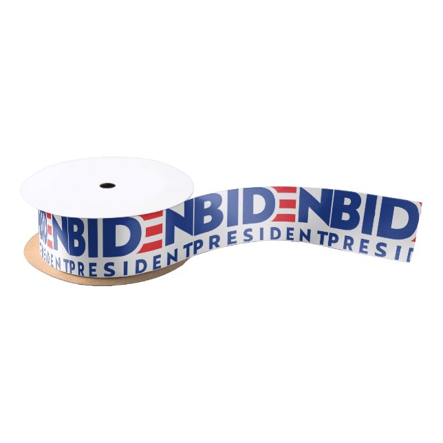 Joe Biden 2020 Biden for President Satin Ribbon (Spool)