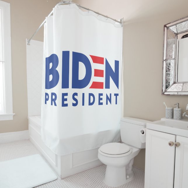 Joe Biden 2020 Biden for President Shower Curtain (In Situ)
