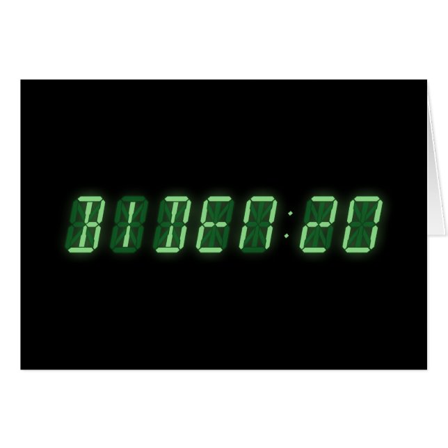 Joe Biden 2020 Digital Clock (Front Horizontal)