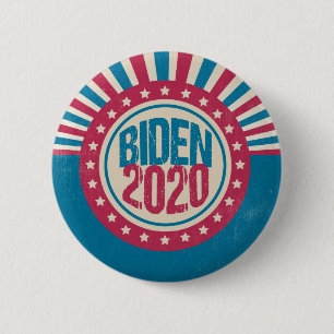 Joe Biden 2020 Retro Political 6 Cm Round Badge