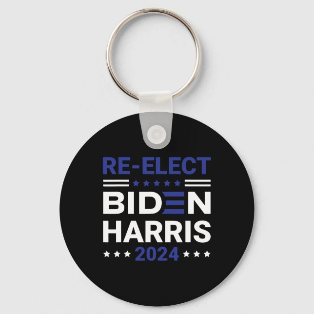 Joe Biden 2024 Democrats  Key Ring (Front)