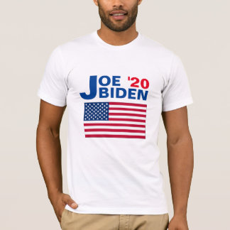 Joe Biden '20 with American Flag T-Shirt