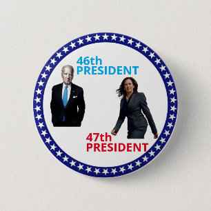 Joe Biden 46th President 6 Cm Round Badge