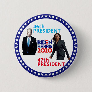 Joe Biden 46th President 6 Cm Round Badge