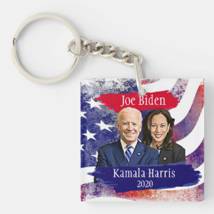 Joe Biden and Kamala Harris 2020 Election Car Key Ring