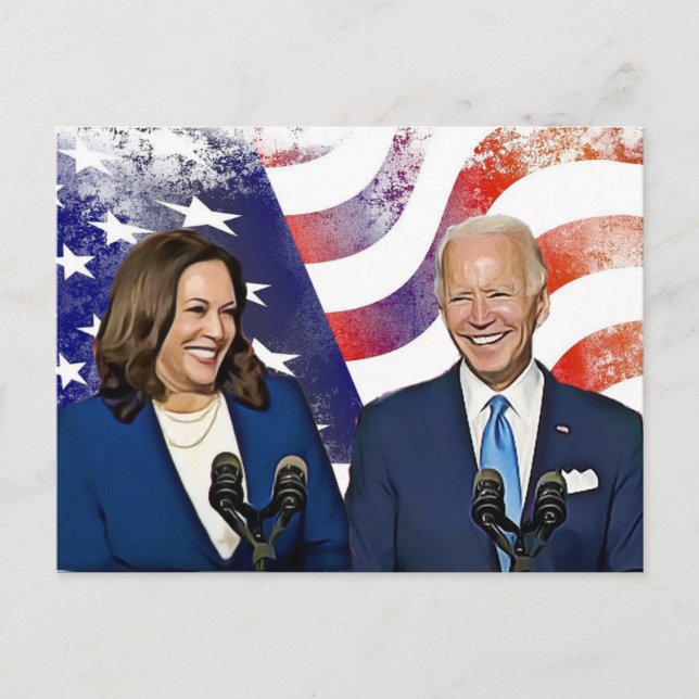 Joe Biden and Kamala Harris 2020 Running Mates Postcard (Front)