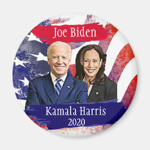 Joe Biden and Kamala Harris 2020 US Election Magnet