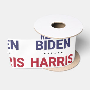 Joe Biden and Kamala Harris (2020 US Election) Satin Ribbon