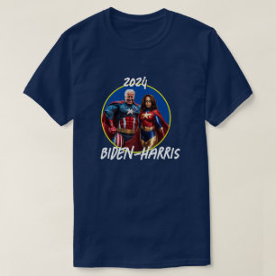 Joe Biden and Kamala Harris as  Superheros T-Shirt