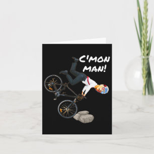 Joe Biden Bicycle Crash Funny Trump Did It Ridin W Card