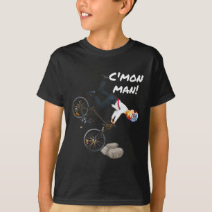 Joe Biden Bicycle Crash Funny Trump Did It Ridin W T-Shirt