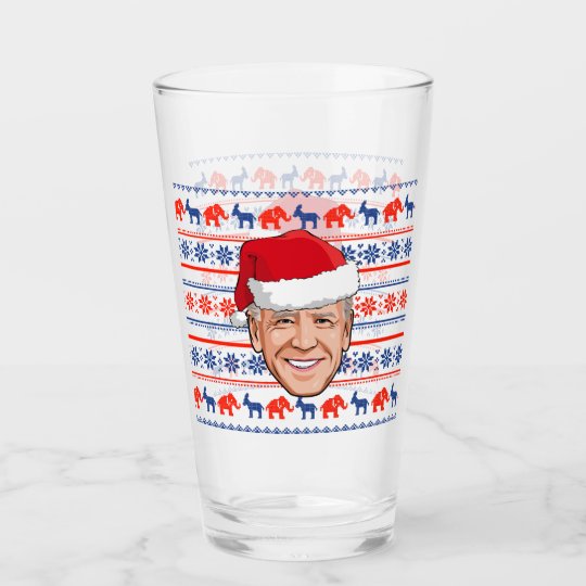 Joe Biden  Christmas Glass  Zazzle co uk