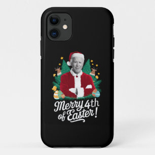 Joe Biden Christmas Santa Merry 4th Of Easter Xmas iPhone 11 Case