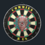 Joe Biden Commies R Us Dartboard<br><div class="desc">Bless creepy Joe's heart,  he wants to share,  with everyone,  he is truly blessed. Show your love for our intellectual El Presidente with our funny Joe Biden Commies R Us Dartboard.</div>