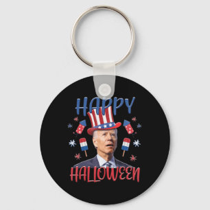 Joe Biden Confused Merry 4th Of Halloween Fourth O Key Ring