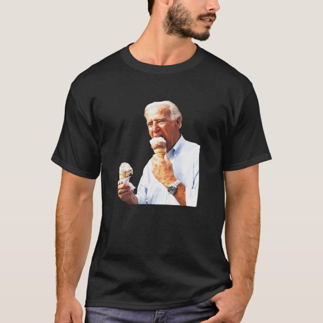 Joe Biden Eating Ice Cream  2020 T-Shirt (Front)