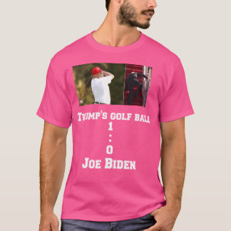 Joe Biden Falling Down Stairs Trump'S Golf Ball Vs T-Shirt