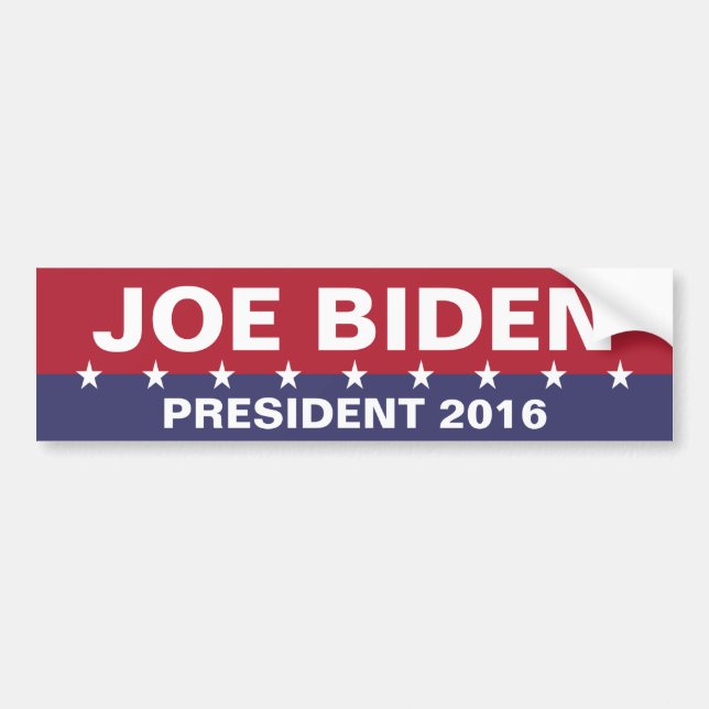 JOE BIDEN for President 2016 Bumper Sticker (Front)