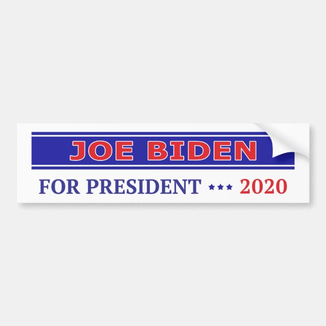 Joe Biden for President 2020 Bumper Sticker (Front)