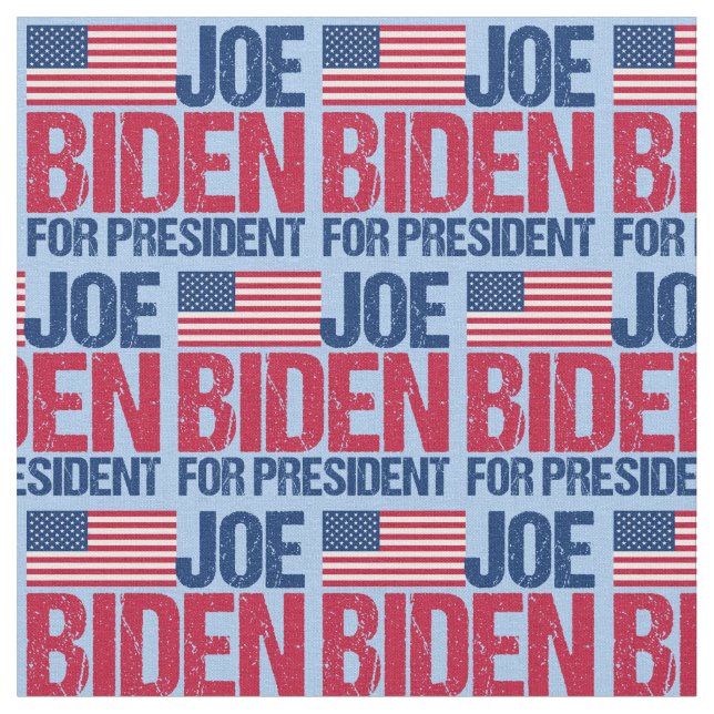 Joe Biden for President 2020 Fabric (Close Up)