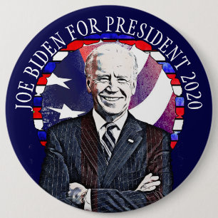 Joe Biden for President 2020 US Election Rally 6 Cm Round Badge